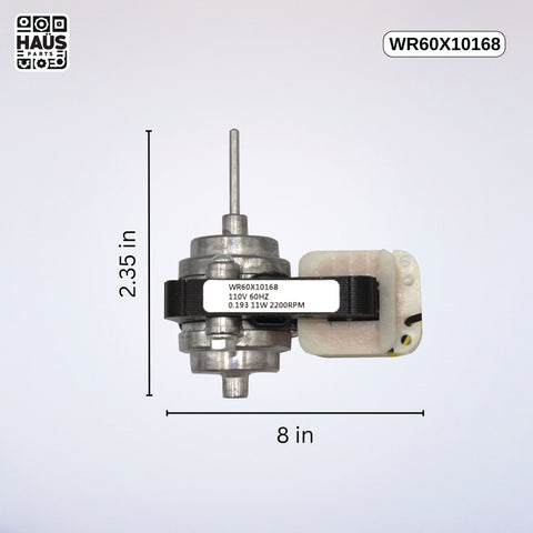 WR60X10168 Condenser Fan Motor, Replaces