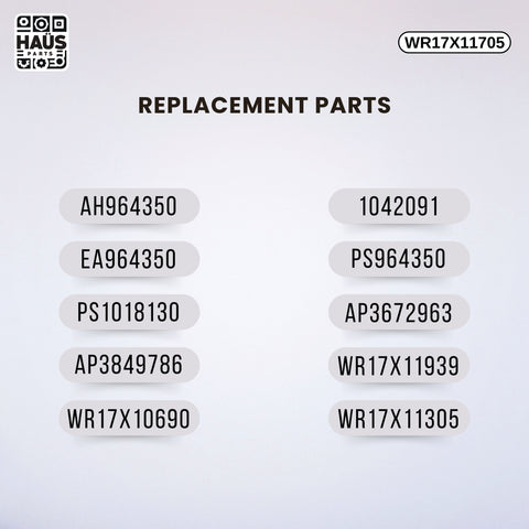 WR17X11705 Ice Maker Dispenser Auger Replacement