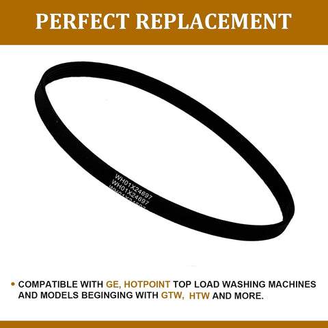 WH01X24697 Washer Drive Belt