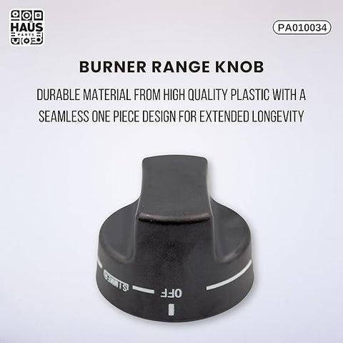PA010034 Burner Range Knob