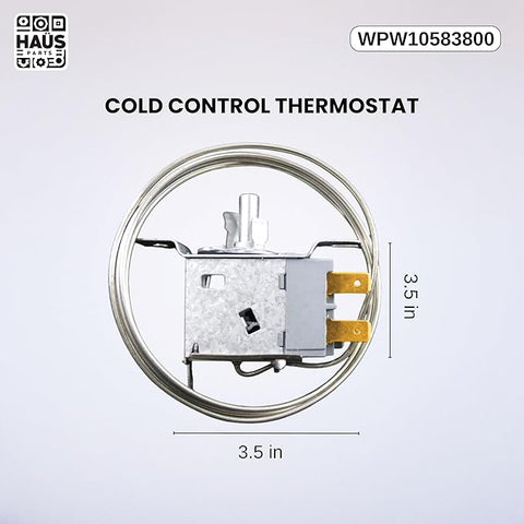 WPW10583800 Refrigerator Temperature Control Thermostat