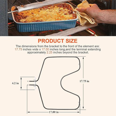 Beaquicy WB44X5082 Oven Bake Element