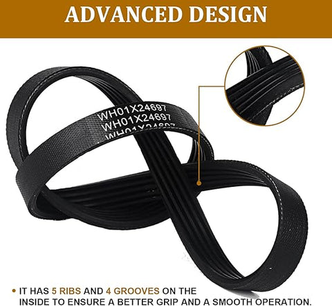 WH01X24697 Washer Drive Belt