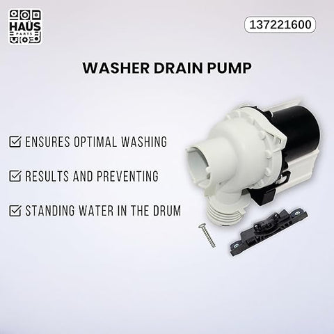 137221600 Washer Drain Pump