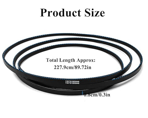 137315300 134719300 Dryer Belt