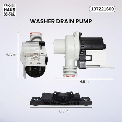 137221600 Washer Drain Pump
