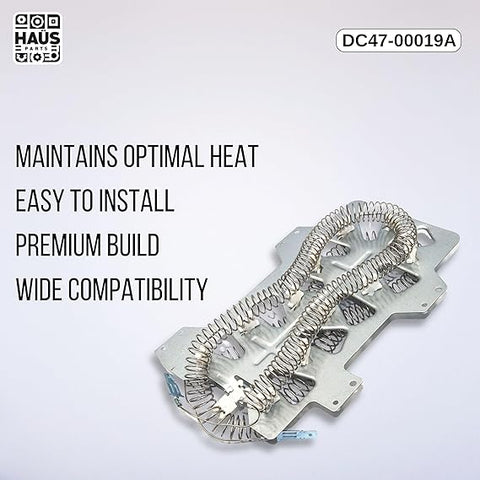 DC47-00019A Dryer Heating Element Compatible